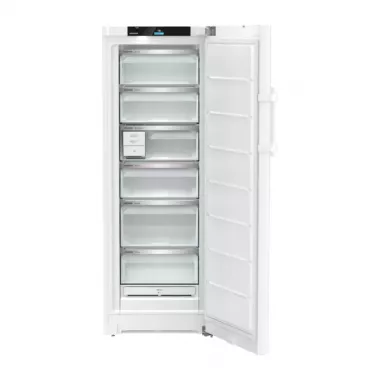 Liebherr FNc 5076 fagyasztószekrény, fehér, 165,5 cm, nofrost, 239 liter, 6 fiók - ebből 4 teleszkópos, színes tft-kijelző, 34 db(a)