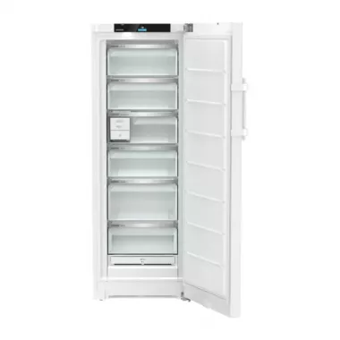 Liebherr FNd 5056 fagyasztószekrény, fehér, 165,5 cm, nofrost, 239 liter, 6 fiók, színes tft-kijelző, gyorsfagyasztás, 34 db(a)