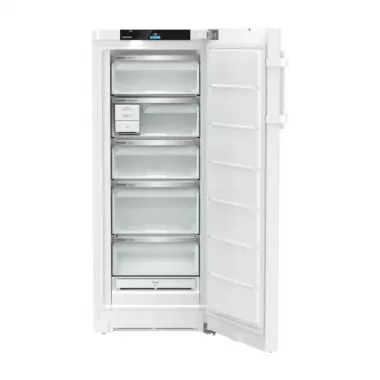 Liebherr FNc 4675 fagyasztószekrény, fehér, 145,5 cm, nofrost, 200 liter, 5 fiók - ebből 4 teleszkópos, színes tft-kijelző, 34 db(a)