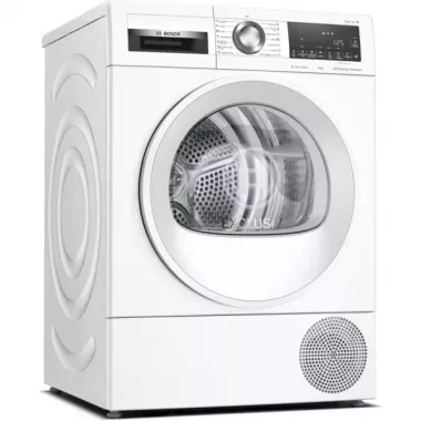 Bosch WQG14590BY hőszivattyús szárítógép, 9 kg, a++, touchcontrol kijelző, autodry, iron assist, gyors program, féltöltet opció