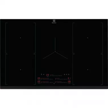 Electrolux EIV84550 beépíthető indukciós főzőlap, 80 cm, hob2hood, dupla bridge funkció, 5 főzőzóna, powerboost funkció, időzítő