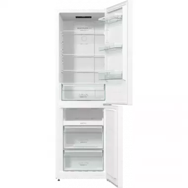 Gorenje NRK6191PW4 alulfagyasztós kombinált hűtőszekrény, fehér, nofrost, 185 cm, 204/96 l, multiflow, adapttech, gyorsfagyasztás