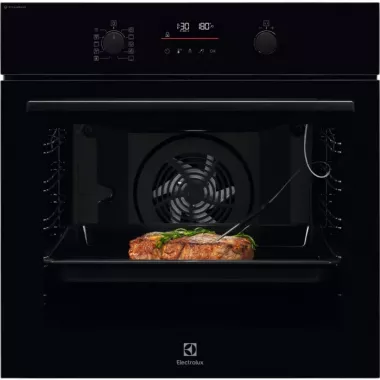 Electrolux EOD6P77Z SteamBake beépíthető elektromos sütő, gőzfunkció, pirolitikus tisztítás, maghőmérő, softclosing, teleszkópos sütősín, automata programok