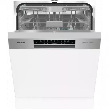 Gorenje GI673C60X beépíthető mosogatógép, 60 cm, kezelőpaneles, 16 teríték, 7 program, 3 kosár, inverteres, totaldry, wi-fi, 42 db(a)