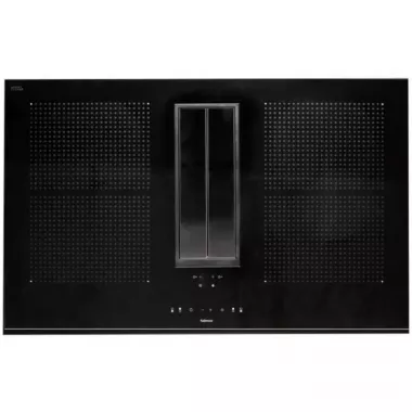 Falmec QUANTUM beépíthető indukciós főzőlap beépített páraelszívóval, 84 cm, érintővezérlés, booster funkció, bridge, automata üzemmód, brushless, 495 m3/h, 46-67 db/a