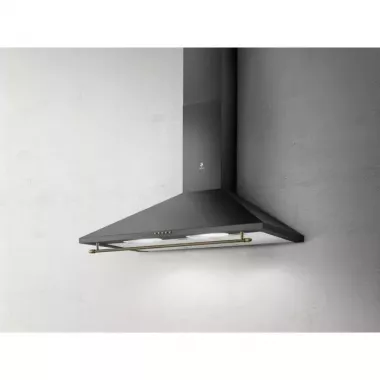 Elica Tamaya Rail 90 fali kürtős páraelszívó, 90 cm, nyomógombos vezérlés, 3 teljesítményfokozat, led világítás, fekete-bronz