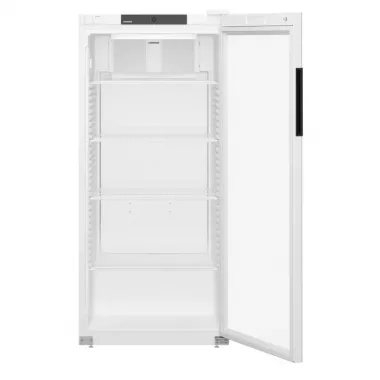 Liebherr MRFvc 5511 ipari italhűtő, fehér, 168,4 cm, 74,7 cm széles, üveg ajtó, 432 l, max. 354 db 0,5 l pet / 708 db 0,33 l doboz