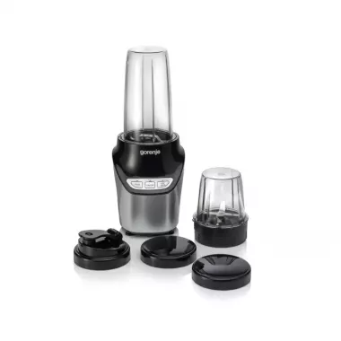 Gorenje BN1000MB turmixgép, fekete, 2 sebességfokozat, 6 pontos acélpenge, daráló tartozék