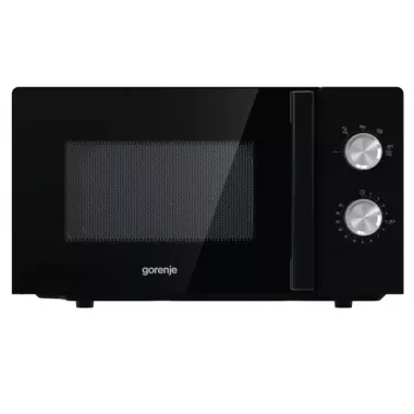 Gorenje mikrohullámú sütő MO17E1BH, fekete, 5 teljesítményfokozat, 17 liter