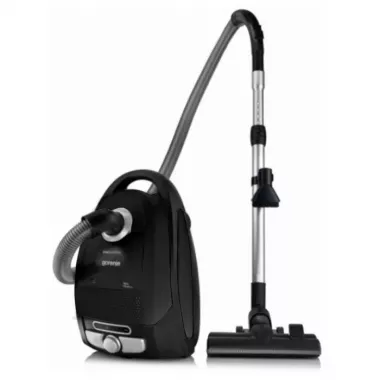 Gorenje VCE21ECBK porzsákos porszívó, fekete, univerzális xpandzone kefe, hepa szűrő, 3 szívófej