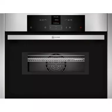 Neff C15MR02N0 beépíthető mikrohullámú sütő, 45 l, inverteres, 4d hőlégbefúvás, grill funkció, 900w, tft kijelző, 5 teljesítményfokozat