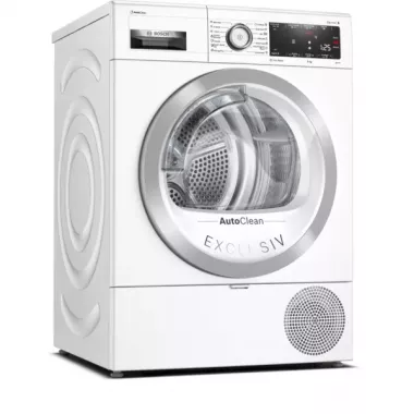 Bosch WTX87K00BY hőszivattyús szárítógép, 9 kg, a+++, nagyméretű touchcontrol kijelző, autodry, autoclean, iron assist, gyors program