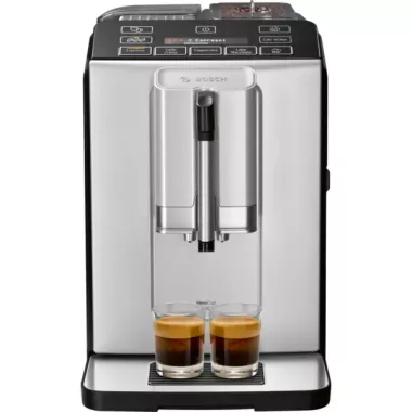Bosch TIS30321RW automata kávéfőző, 1.4 liter, 15 bar nyomás, lcd, onetouch funkció, intelligens fűtőegység, ceramdrive, milkmagic pro