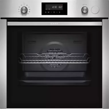 Neff B3CVH4AN1 beépíthető sütő, nemesacél, gőzfunkciós, 9 sütőfunkció, hide® ajtó, eco clean hátfal, lcd, automata pr., 71 liter