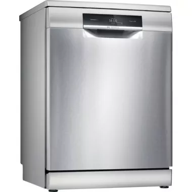 Bosch SMS8YCI03E mosogatógép, ezüst-inox, 14 teríték, 43 db(a), perfectdry, homeconnect, 8 program, intelligens pr., vario polc