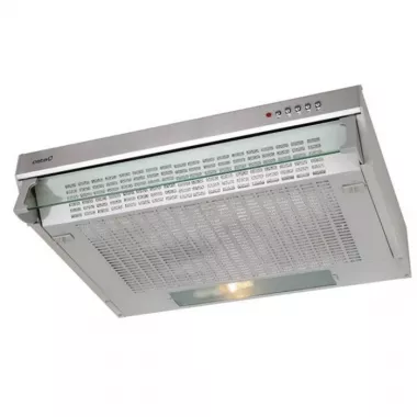 Cata F-2060 X/L standard páraelszívó, 60 cm, nyomógombos vezérlés, mosható fém zsírfilter, led világítás, inox