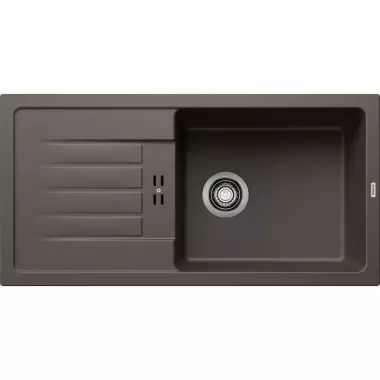 Blanco Favum XL 6 S Silgranit mosogató excenter nélkül, letisztult vonalvezetés, extra nagy medence /kávé/