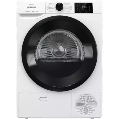 Gorenje DNE83/GN hőszivattyús szárítógép, 8 kg, a+++, led kijelző, inverter, twinair, airrefresh, gyűrődésmentesítés, ágynemű program
