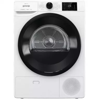 Gorenje DNE92/GN hőszivattyús szárítógép, 9 kg, a++, led kijelző, twinair, airrefresh, gyűrődésmentesítés, babaruha és ágynemű program