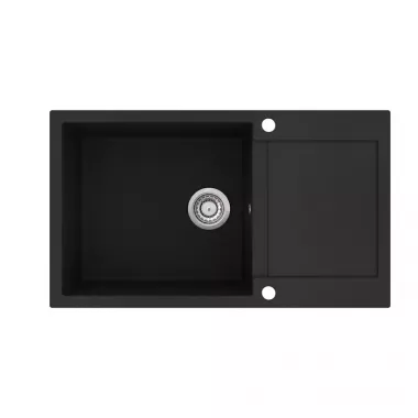 Evido Cubo XL 6S Compact Silgranit mosogató, kompakt kialakítás, forgatható kivitel, két furattal /antracit/
