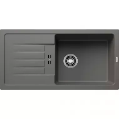 Blanco Favum XL 6 S Silgranit mosogató excenter nélkül, letisztult vonalvezetés, extra nagy medence /vulkánszürke/