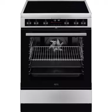 AEG CCB6693APM elektromos tűzhely, 60 cm, airfry, gőzfunkciós, piroilitikus tisztítás, inox