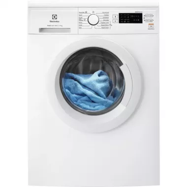 Electrolux EW2TN527W elöltöltős mosógép, 7 kg, 1200 f/p., led kijelző, timecare, autosense, antiallergén program, inverteres
