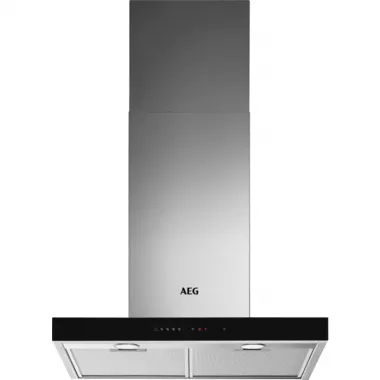 AEG DBE5660HB fali kürtős páraelszívó, 60 cm, 3+1 fokozatú érintővezérlés, hob2hood, breeze funkció, led világítás