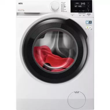 AEG LFR61844BE elöltöltős mosógép, 8 kg, 1400 f/p., ökoinverter, közepes led kijelző, higiénia program, timesave, woolmark blue