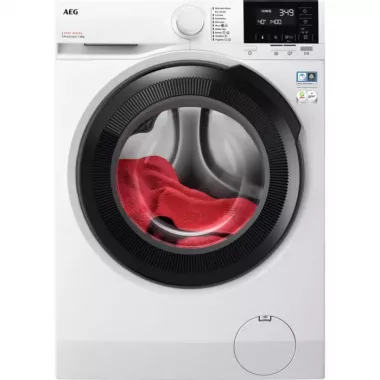 AEG LFR71844BE elöltöltős gőzfunkciós mosógép, 8 kg, 1400 f/p., ökoinverter, led kijelző, higiénia program, timesave, woolmark blue