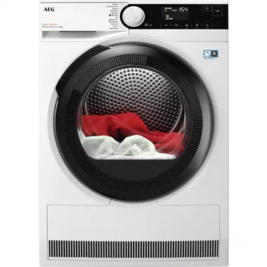 AEG TR838P4E hőszivattyús szárítógép, 8 kg, heatpump, inverter motor, absolutecare®, precisedry, led kijelző, belső világítás, 66 db(a)
