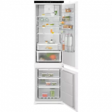 Electrolux ENP7MD19S beépíthető kombinált hűtőszekrény, 189 cm, nofrost, customflex®, multiflow, twintech, action cool, action freeze, érintővezérlés