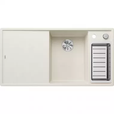 Blanco Axia III 6 S Silgranit mosogató fa tartozékkal /törtfehér/