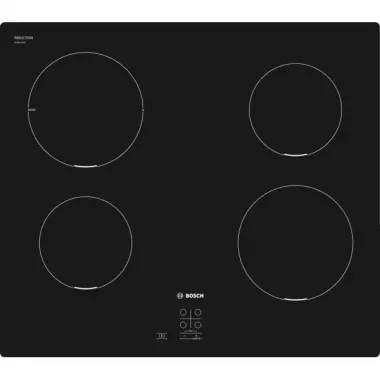 Bosch PUG611AA5E beépíthető indukciós főzőlap, 60 cm, érintővezérlés, powerboost, quickstart, kizárólag 1 fázisra köthető, 4,6 kw