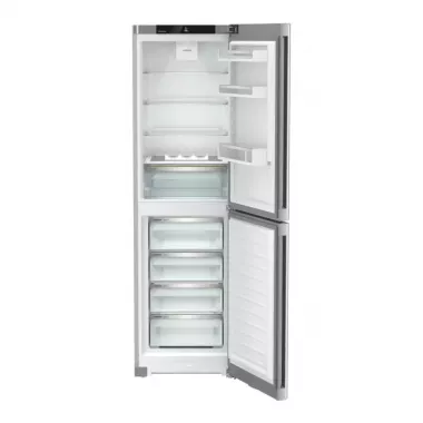 Liebherr CNsfd 5704 alulfagyasztós kombinált hűtőszekrény, ezüst, 201,5 cm, nofrost, duocooling, érintővezérlés, easyfresh, freshair szűrő, led