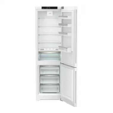 Liebherr KGNd 57Z03 alulfagyasztós kombinált hűtőszekrény, fehér, 201,5 cm, nofrost, duocooling, érintővezérlés, powercooling, easyfresh, freshair szűrő, led
