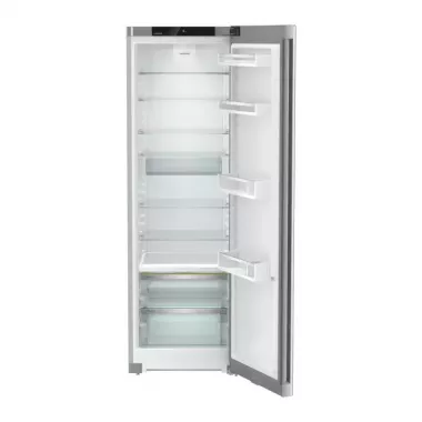 Liebherr RBsfe 5220 hűtőszekrény, ezüst, 185,5 cm, 382 l, biofresh, gyorshűtés, digitális kijelző az ajtó mögött