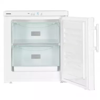 Liebherr GX 823 fagyasztószekrény, fehér, 63 cm, smartfrost, frostprotect, 2 variospace fiók, superfrost funkció, 68 l, 39 db(a)