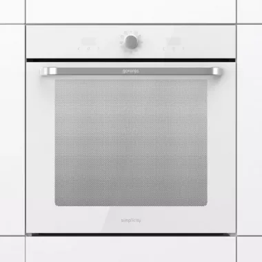Gorenje BOS6737SYW beépíthető sütő, gőzfunkció, aquaclean tisztítás, teleszkópos sütősín, gyors előmelegítés funkció, 77 l