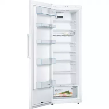 Bosch KSV33VWEP hűtőszekrény, fehér, 176 cm, 324 l, fagyasztórekesz nélkül, vitafresh, gyorshűtés, led világítás