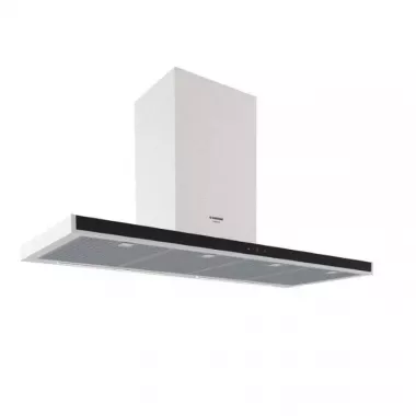 Nodor NorBreeze SLIM 110 BK fali kürtős páraelszívó, inox, 110 cm, 852 m3/h, elektronikus vezérlés, brushless, led világítás