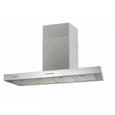 Cata SYGMA X 12000 fali kürtős páraelszívó, inox, 120 cm, 850 m3/óra, elektronikus vezérlés - nyomógomb, led világítás