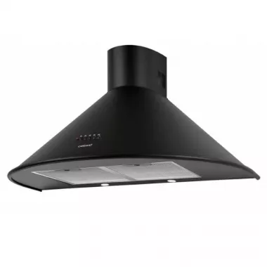 Cata Q-7790 BK/L fali kürtős páraelszívó, 90 cm, 645 m3/óra, led világítás, fekete