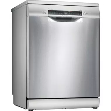 Bosch SMS4EMI02E mosogatógép, nemesacél, 14 teríték, 44 db(a), homeconnect, efficientdry, 6 program, vario evőeszköztartó polc