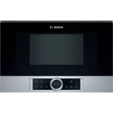Bosch BFL634GS1 beépíthető mikrohullámú sütő, 21 l, 900 w, inverteres, autopilot 7, hidrolitikus tisztítás, 5 teljesítményfokozat