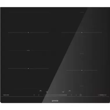 Gorenje ISC645BSC beépíthető indukciós főzőlap, 60cm, slider vezérlés, 2 db areaflex összekapcsolható zóna, eggtimer, timeassist