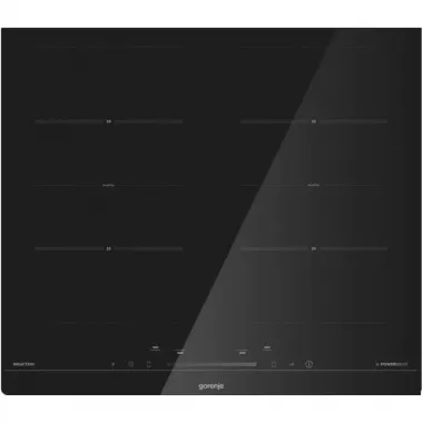 Gorenje ISC646BSC beépíthető indukciós főzőlap, 60cm, slider vezérlés, 4 db areaflex összekapcsolható zóna, eggtimer, timeassist