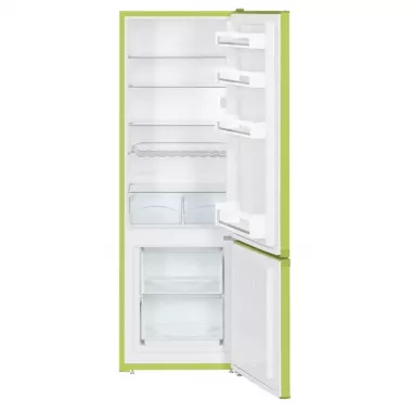 Liebherr CUkw 2831 alulfagyasztós kombinált hűtőszekrény, kiwigreen, 161,2 cm, 212/54 l, smartfrost, frostsafe, variospace, led