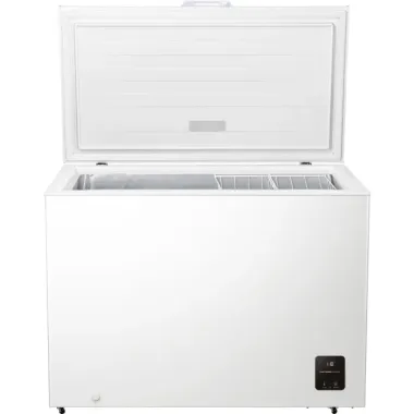 Gorenje FH30EAW fagyasztóláda, fehér, 297 l, freezeprotect, elektronikus vezérlés, gyorsfagyasztás, 2 kosár, zár, fényjelzés