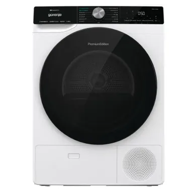 Gorenje DNS12 hőszivattyús szárítógép, 10 kg, a++, led kijelző, twinair, airrefresh, gyűrődésmentesítés, powerplus, naturedry, wi-fi